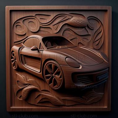 3D мадэль Porsche Taycan (STL)